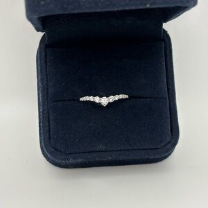 Sterling silver and cubic zirconia band/ring